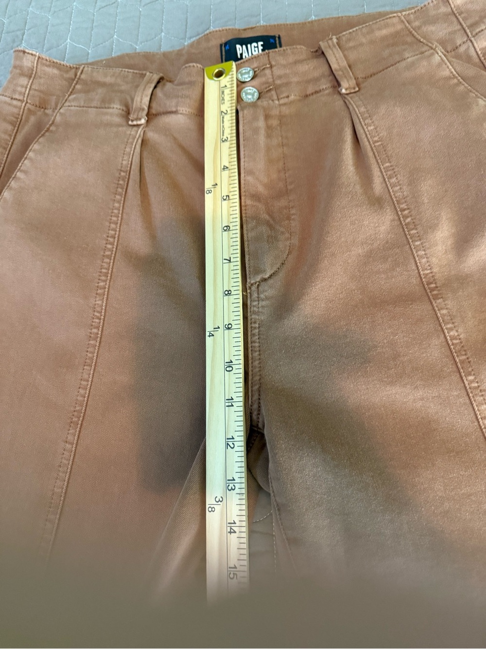 PAIGE Brooklyn High Waisted Wide-Leg Trousers! - Picture 9 of 13